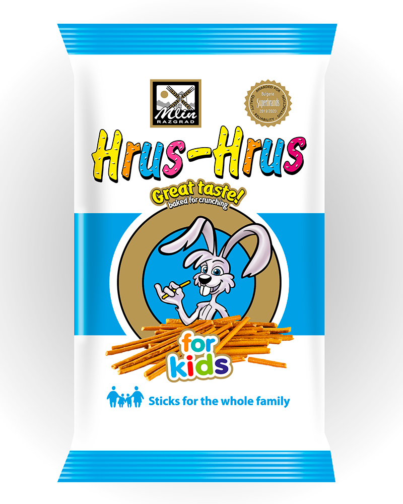 Pretzel sticks „HRUS-HRUS” for children
